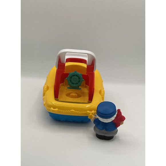Fisher Price Little People Bath Floaty Boat with Captain - Picture 3 of 6